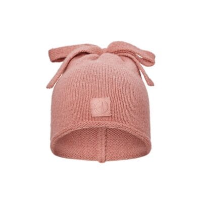 Elodie® mekana pletena zimska kapa, Rosy Bow