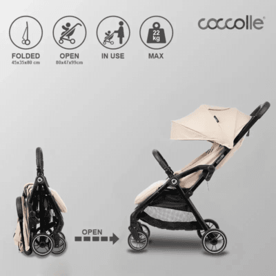 Sportska kolica Coccolle Arella, Sand Beige