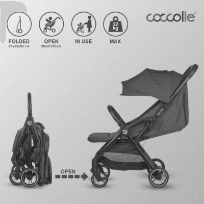 Sportska kolica Coccolle Arella, Dark Pearl